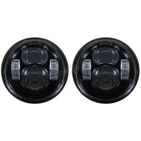 Black 4.65 in. LED Headlight