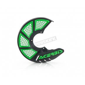 Black/Green X-Brake 2.0 Vented Front Disc Cover