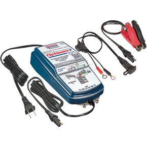 Drag Specialties Optimate 5 Power Battery Charger - 3807-0467 - Get Lowered  Cycles