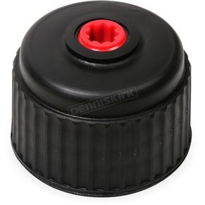 Black/Red Replacement Cap for Utility Jugs