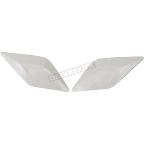 White Forehead Vent Switch for Airflite Helmets