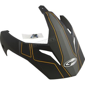 Matte Black/Charcoal/Hi-Vis Orange Visor for GM11D Expedition Dual Sport Helmet
