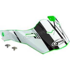 Green/White/Black Visor Kit w/Screws for AT21S and AT21Y Epic Helmets