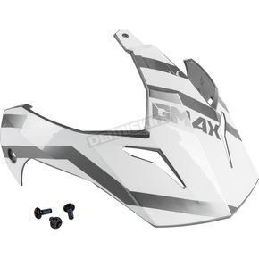 White/Silver Visor Kit w/Screws for GM-11 and GM-11S Trapper Helmets