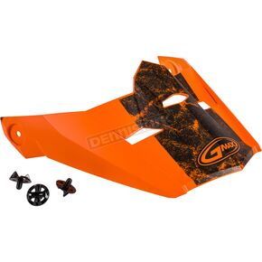 Matte Orange/Black Visor Kit w/Screws for MX-46 Dominant Medium to XX-Large Helmets