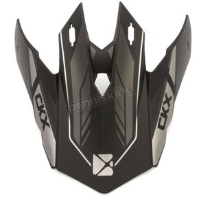 Matte Gray/Black Visor for TX228 Fuel Helmets