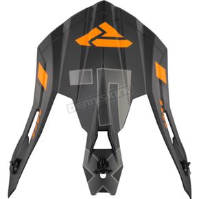 Black/Orange Helium Race Division Helmet Peak