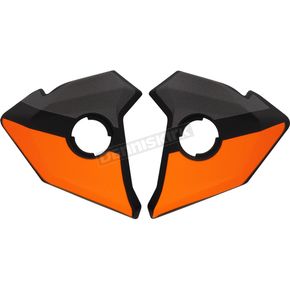 Black/Orange Maverick Modular Helmet Side Covers