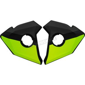 Black/Hi-Vis Maverick Modular Helmet Side Covers