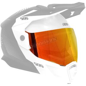 Fire Mirror/Light Rose Dual Electric Replacement Shield for Delta R4 Helmet