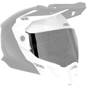 Chrome Mirror/Light Smoke Dual Electric Replacement Shield for Delta R4 Helmet
