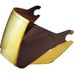 Gold Mirrored Replacement Pinlock Faceshield for XT9000 Helmet