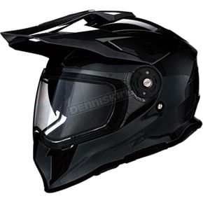 Black Range Snow Helmet w/Dual Lens Shield