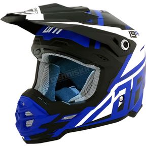 Matte Blue Racing FX-19R Helmet