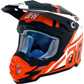 Matte Neon Orange Racing FX-19R Helmet 