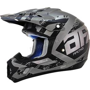 Gray/Black FX-17 Attack Frost Helmet