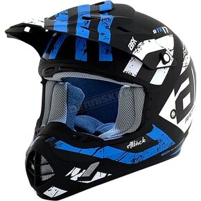 Youth Matte Blue FX-17 Helmet