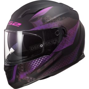 Matte Black/Pink Stream Lux Helmet