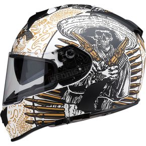 White Warrant Sombrero Helmet