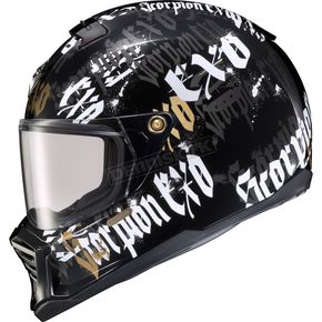 Gloss Black EXO-HX1 Blackletter Helmet