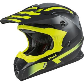 Matte Dark Gray/Hi-Vis MX-86 Fame Helmet