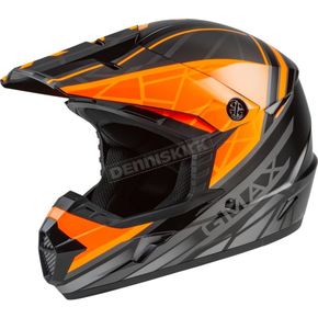 Youth Black/Orange/Silver MX-46Y Mega Helmet
