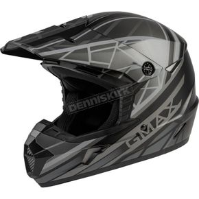 Youth Matte Black/Gray MX-46Y Mega Helmet