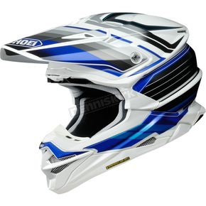 White/Blue/Black VFX-EVO Pinnacle TC-2 Helmet