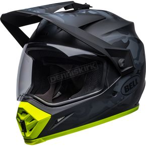 Matte Black Camo/Hi-Viz MX-9 Adventure Mips Stealth 22 Helmet