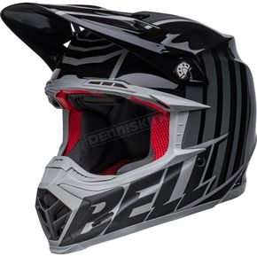 Matte/Gloss Black/Gray Moto-9S Flex Sprint Helmet