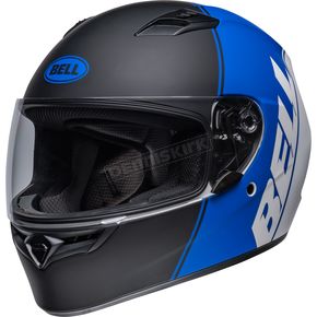 Matte Black/Blue/White Qualifier Ascent Helmet
