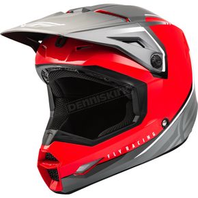 Red/Grey Kinetic Vision Helmet