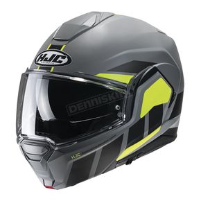 Semi-Flat Gray/Black/Hi-Viz i100 Beis MC3H Helmet