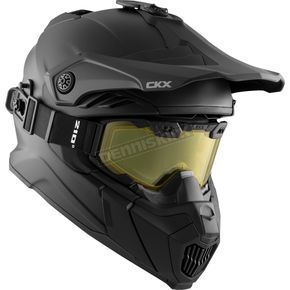 Matte Black Titan Air Flow Helmet w/210° Goggle