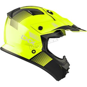  Hi-Viz Yellow/Black TX228 Dart Helmet