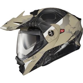 Sand/Black EXO-AT960 Modular Topographic Helmet