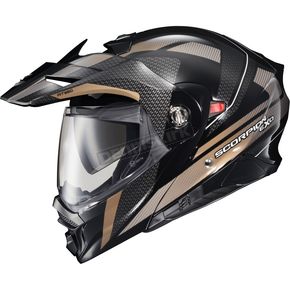 Black/Gold EXO-AT960 Modular Hicks Helmet