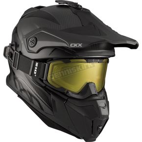 Matte Carbon Titan Original Helmet w/210° Goggle