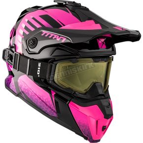 Pink/Black Titan Original Avid Helmet w/210 Goggle