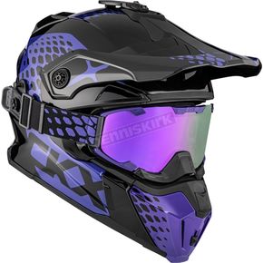 Black/Purple Titan Original Viper Helmet w/210 Goggle