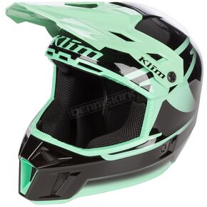 Icon Black/Wintermint F3 Helmet - ECE Only