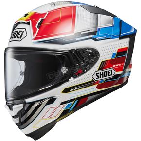 White/Red/Blue X-Fifteen Proxy TC-10 Helmet
