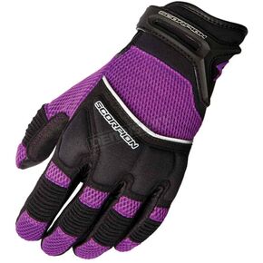 Womens Black/Purple Coolhand II Gloves 