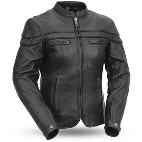 Women's Black The Maiden Leather Jacket