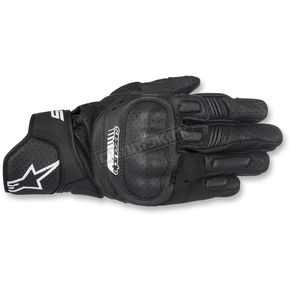 Black SP-5 Leather Gloves