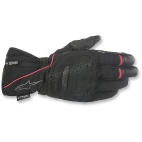 Black/Red Primer Drystar Leather Gloves