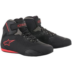 Black/Gray/Red Sektor Vented Shoes