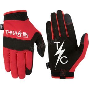 Red/Black Covert V2 Gloves