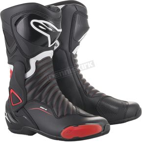 Black/Red SMX-6 v2 Boots