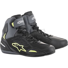 Black/Gray/Fluorescent Yellow Faster-3 Drystar Riding Shoes